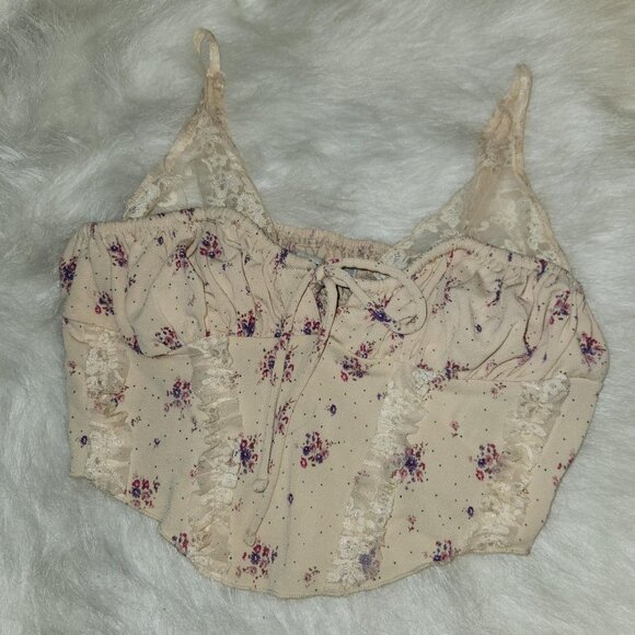 Urban Outfitters Farah Lace Corset Cami ! - Picture 3 of 6